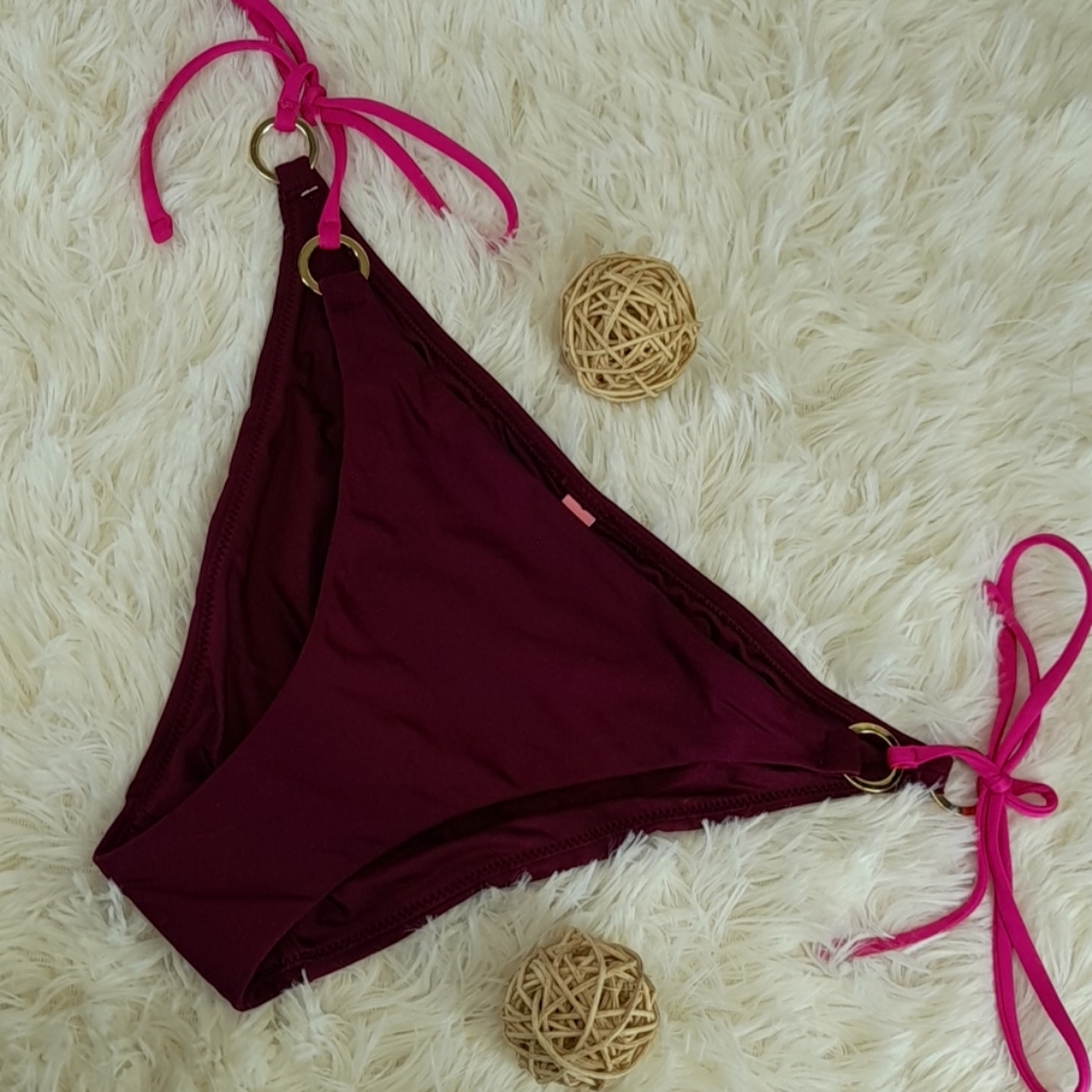 - Victoria Secret O-Ring & Side Tie Bikini Bottom